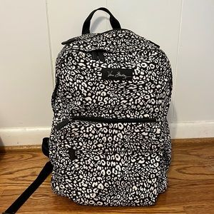 Vera Bradley black and white cheetah backpack
